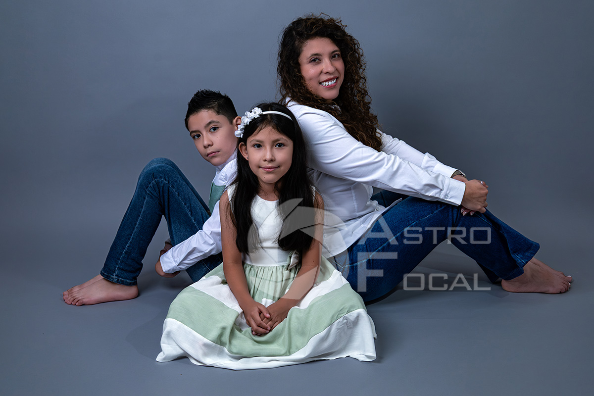 Sesión en Studio con familia