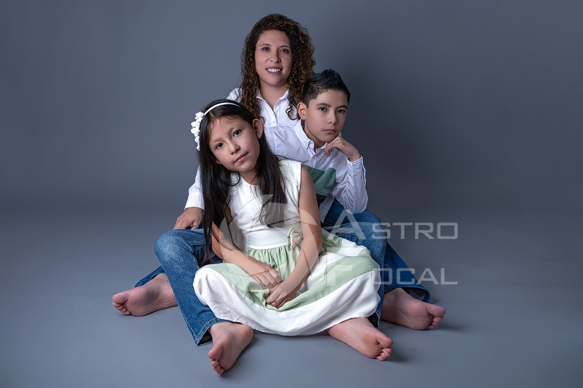 Sesión en Studio con familia